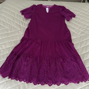 Soft Surroundings Cotton Fuchsia Dress - Size L - NWT